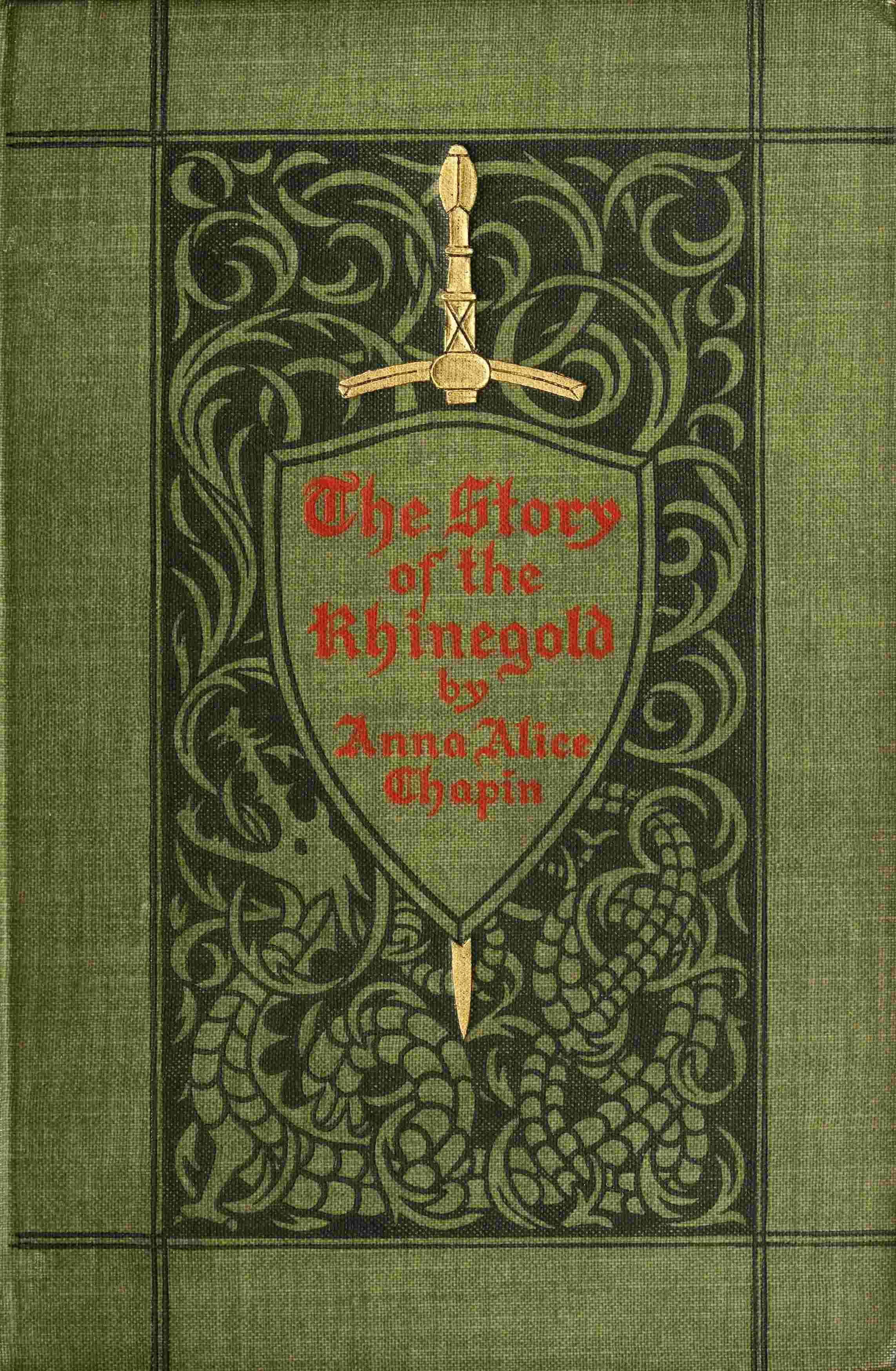 جلد کتاب The story of the Rhinegold (Der Ring des Nibelungen) told for young people