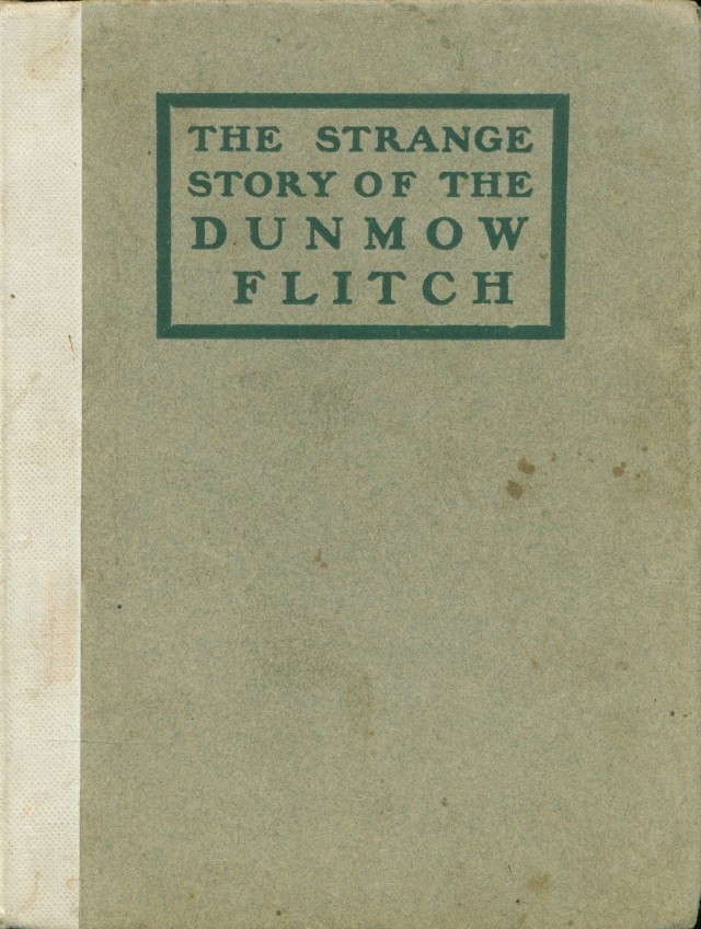 جلد کتاب The Strange Story of the Dunmow Flitch