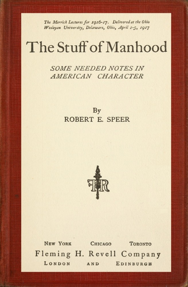 جلد کتاب The Stuff of Manhood