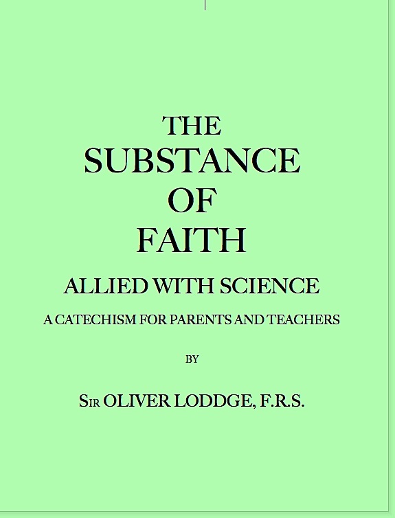 جلد کتاب The Substance of Faith Allied with Science