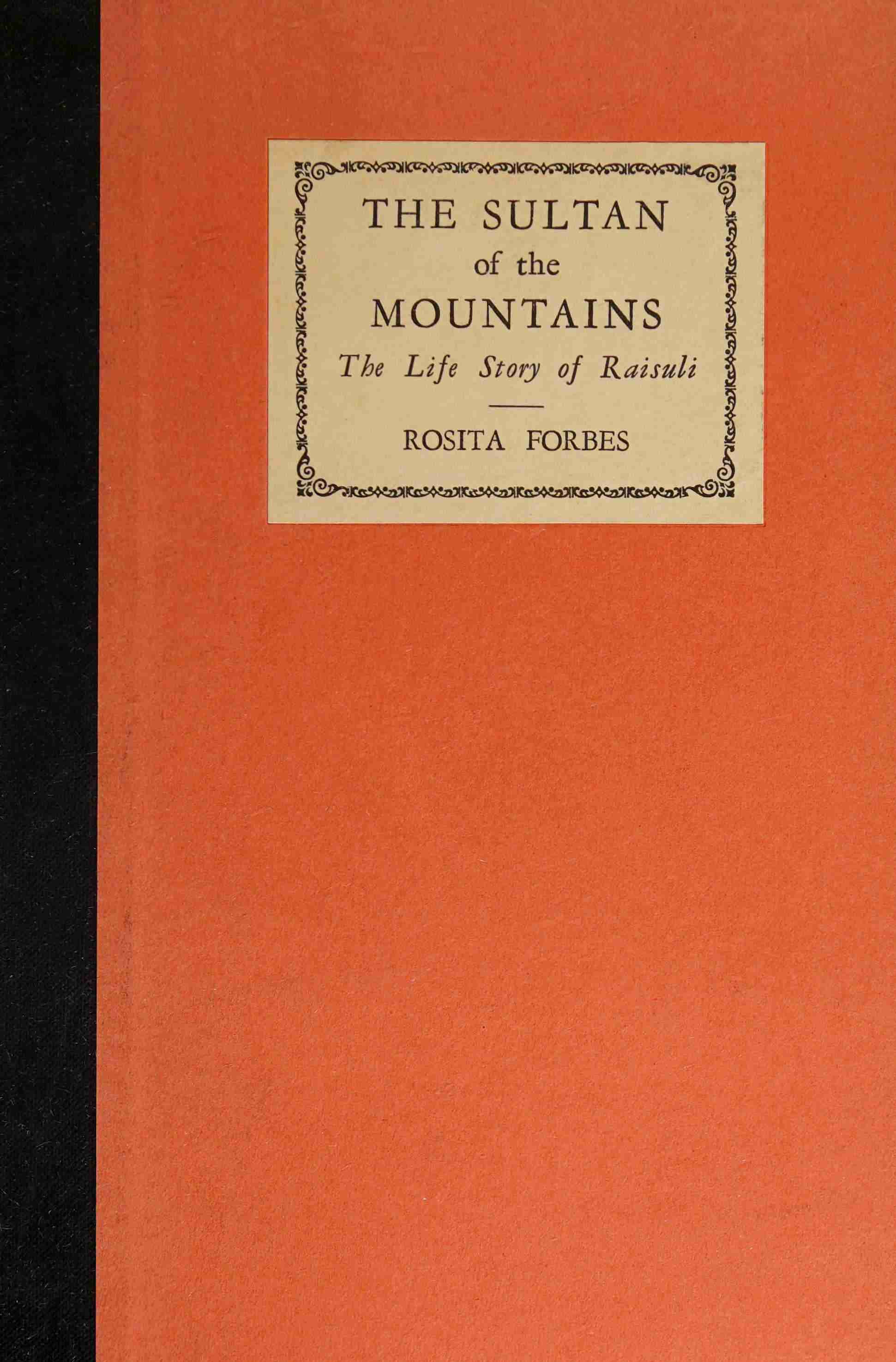جلد کتاب The Sultan of the Mountains