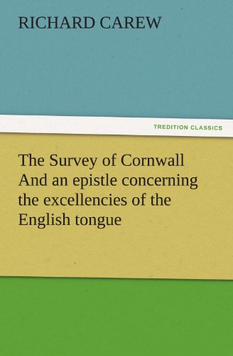 جلد کتاب The Survey of Cornwall