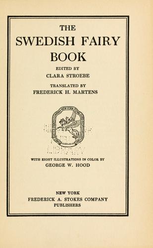 جلد کتاب The Swedish Fairy Book