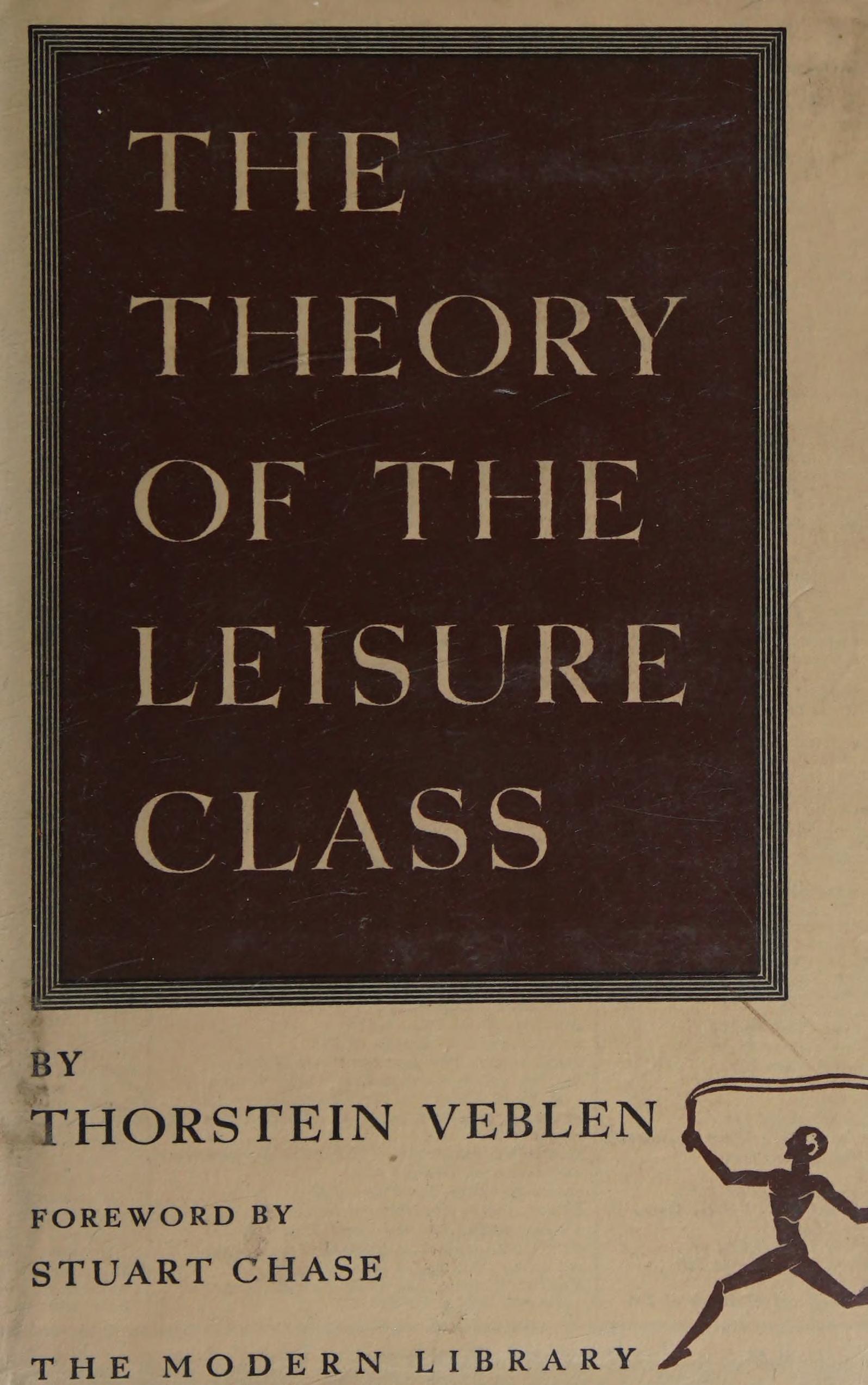 جلد کتاب The Theory of the Leisure Class
