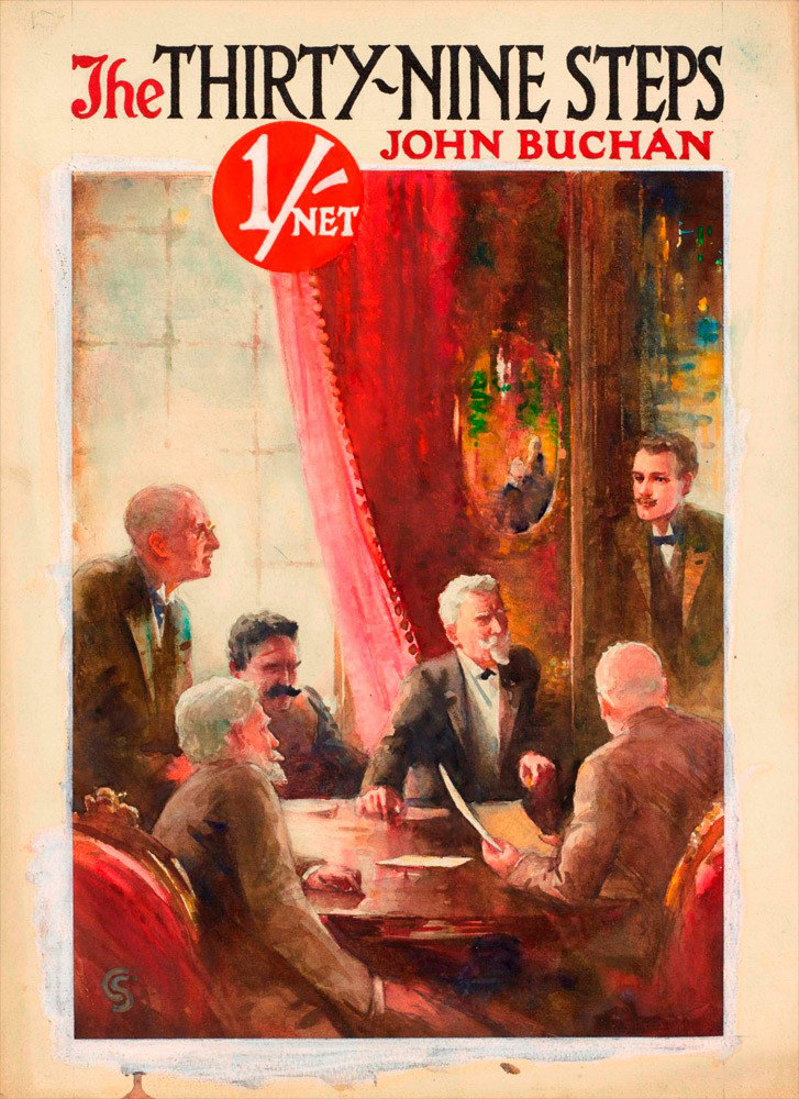 جلد کتاب The Thirty-Nine Steps