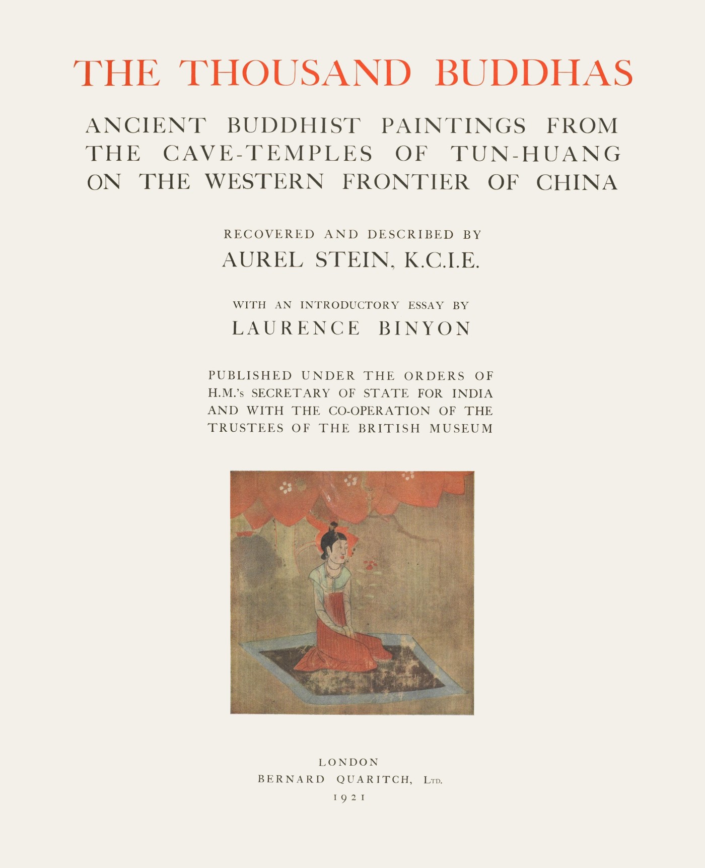 جلد کتاب The Thousand Buddhas