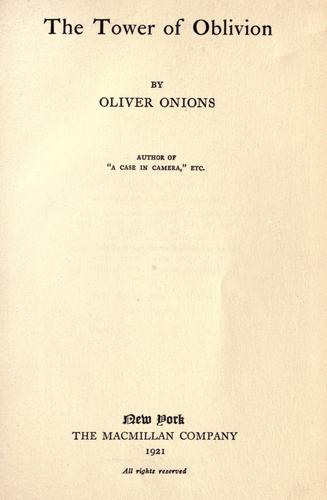 جلد کتاب The Tower of Oblivion