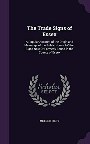 جلد کتاب The Trade Signs of Essex