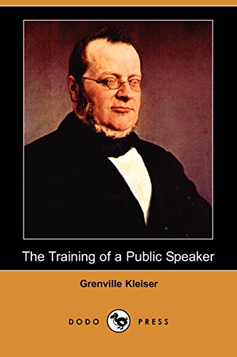 جلد کتاب The Training of a Public Speaker
