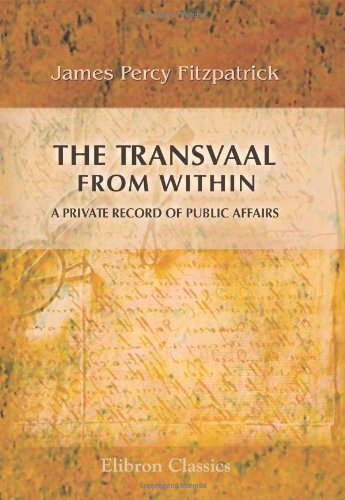 جلد کتاب The Transvaal from Within