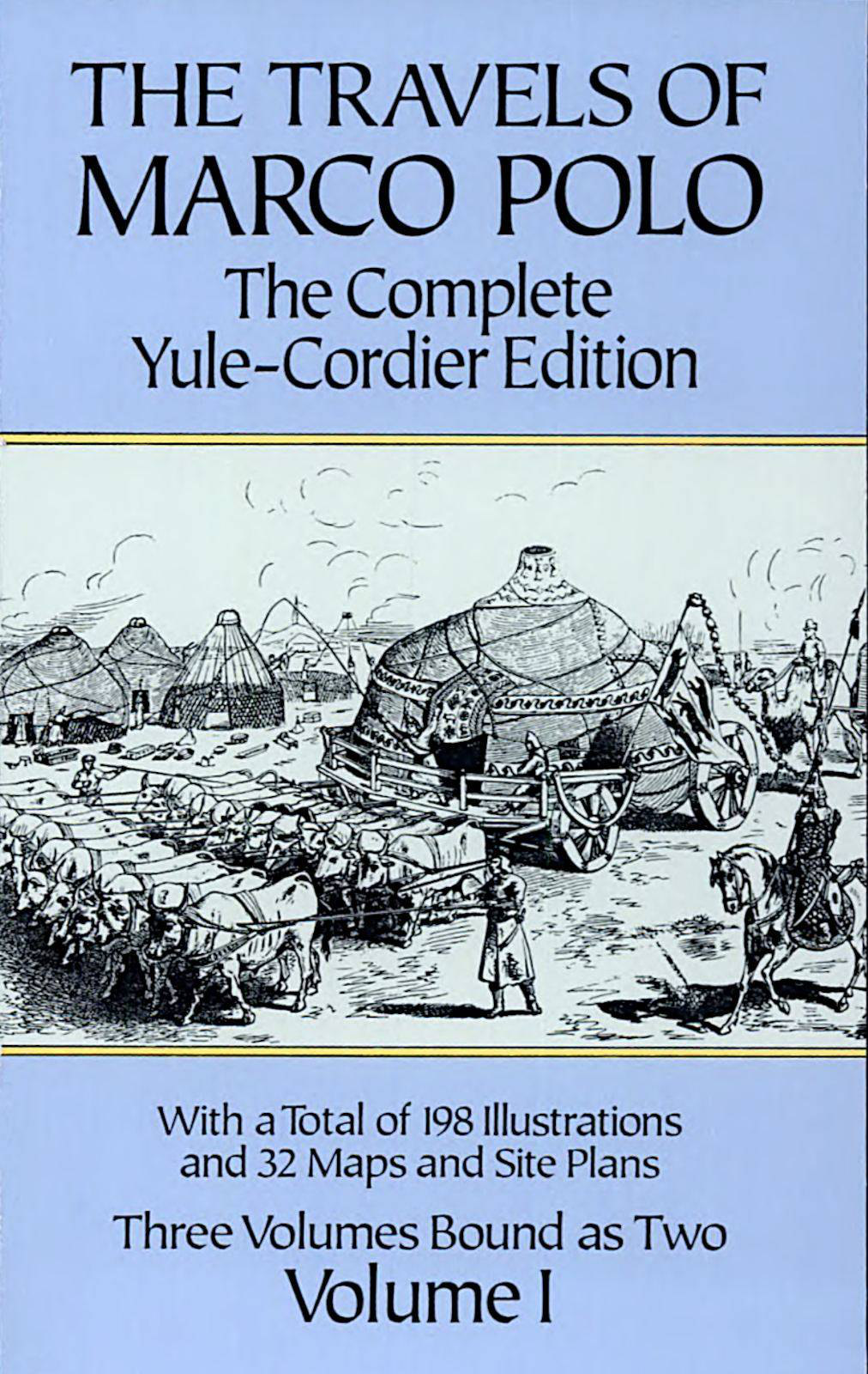 جلد کتاب The Travels of Marco Polo, Volume 1