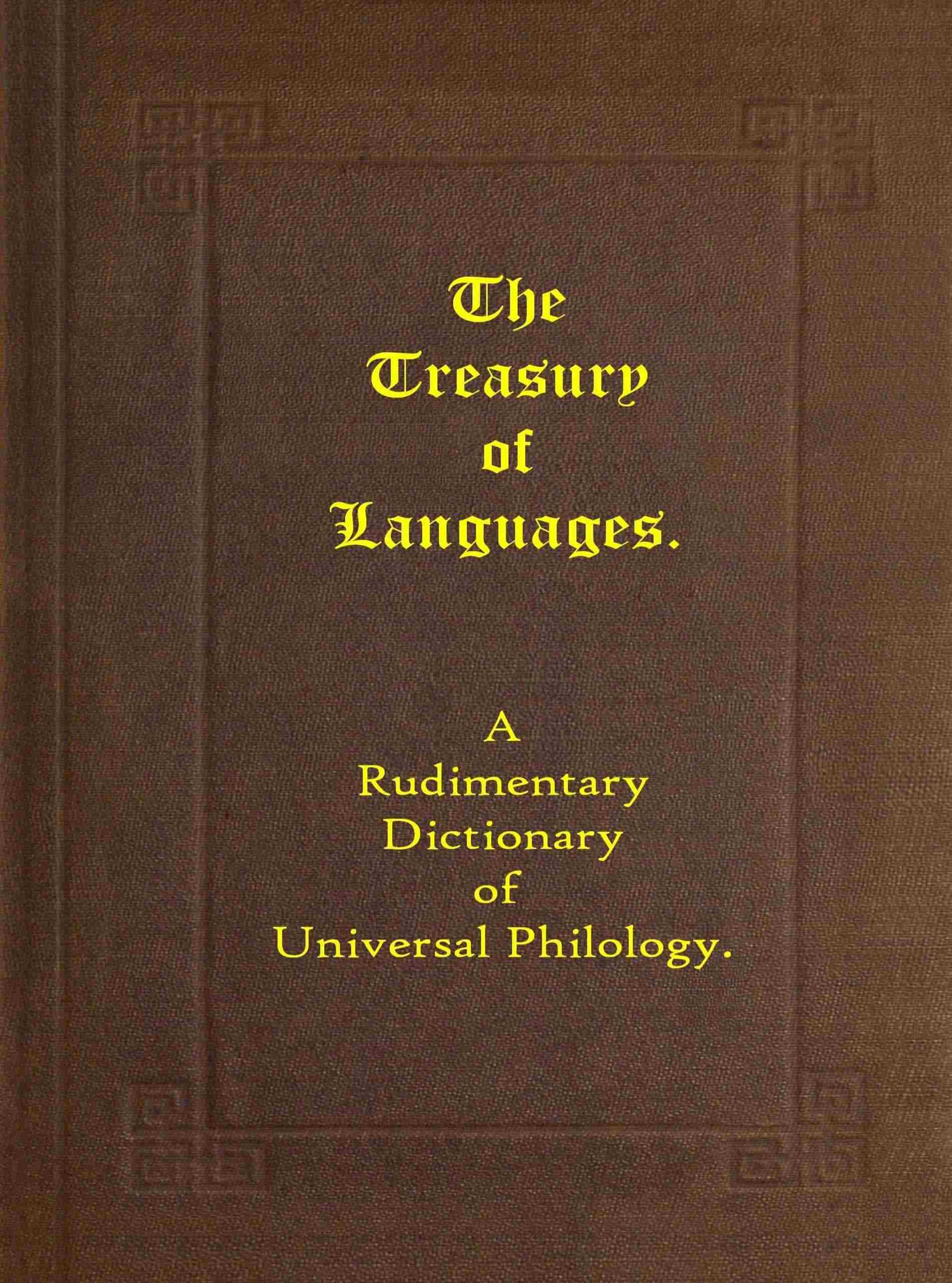 جلد کتاب The Treasury of Languages