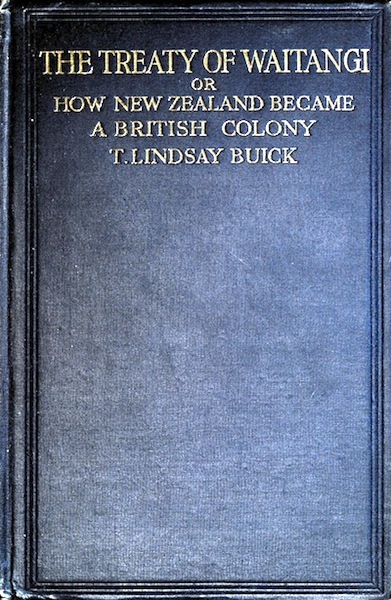 جلد کتاب The Treaty of Waitangi