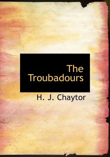 جلد کتاب The Troubadours
