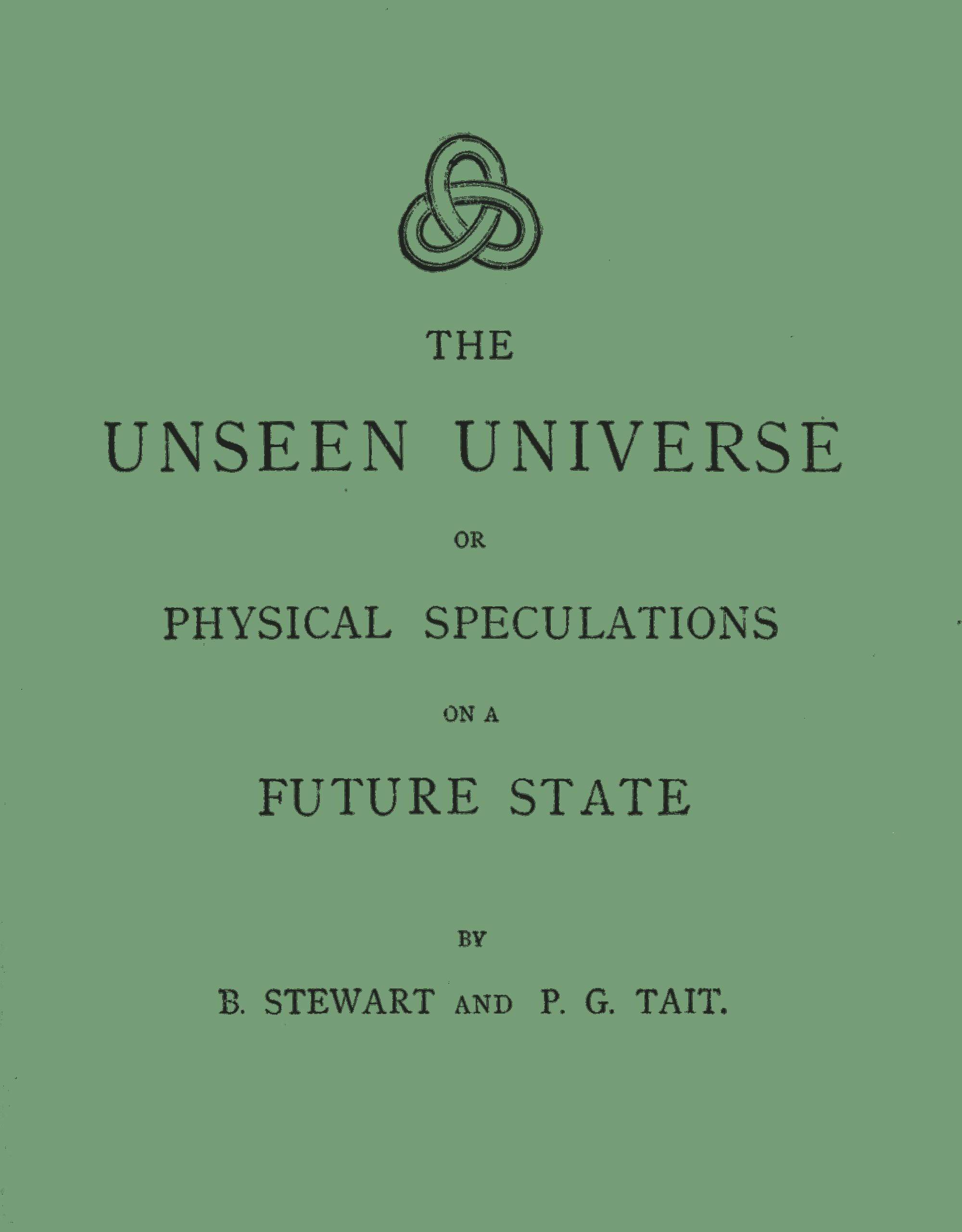 جلد کتاب The Unseen Universe