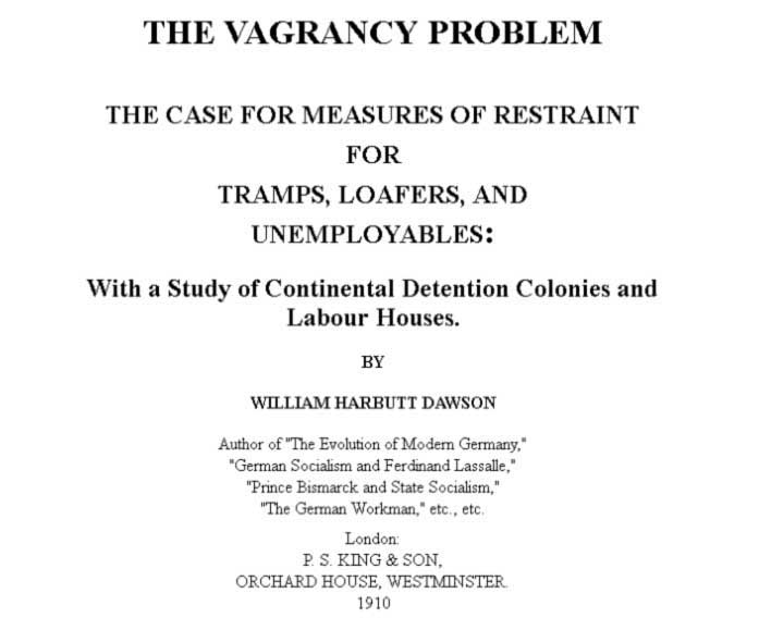 جلد کتاب The Vagrancy Problem