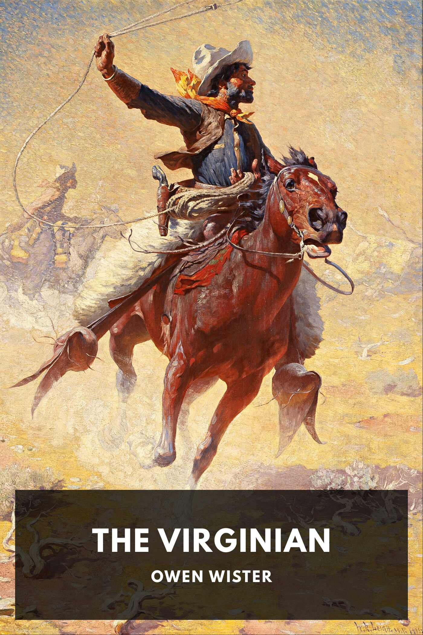 جلد کتاب The Virginian: A Horseman of the Plains