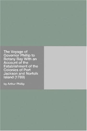 جلد کتاب The Voyage of Governor Phillip to Botany Bay