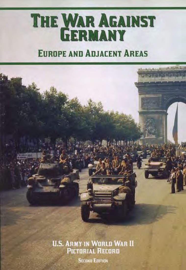جلد کتاب The war against Germany: Europe and adjacent areas