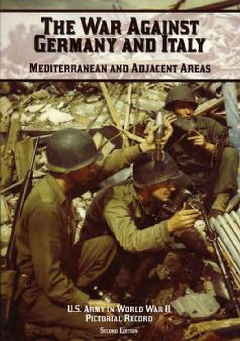 جلد کتاب The War Against Germany and Italy: Mediterranean and Adjacent Areas