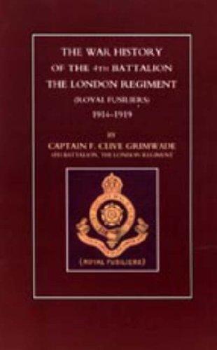 جلد کتاب The War History of the 4th Battalion, the London Regiment (Royal Fusiliers), 1914-1919