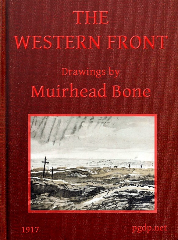 جلد کتاب The Western Front Drawings by Muirhead Bone