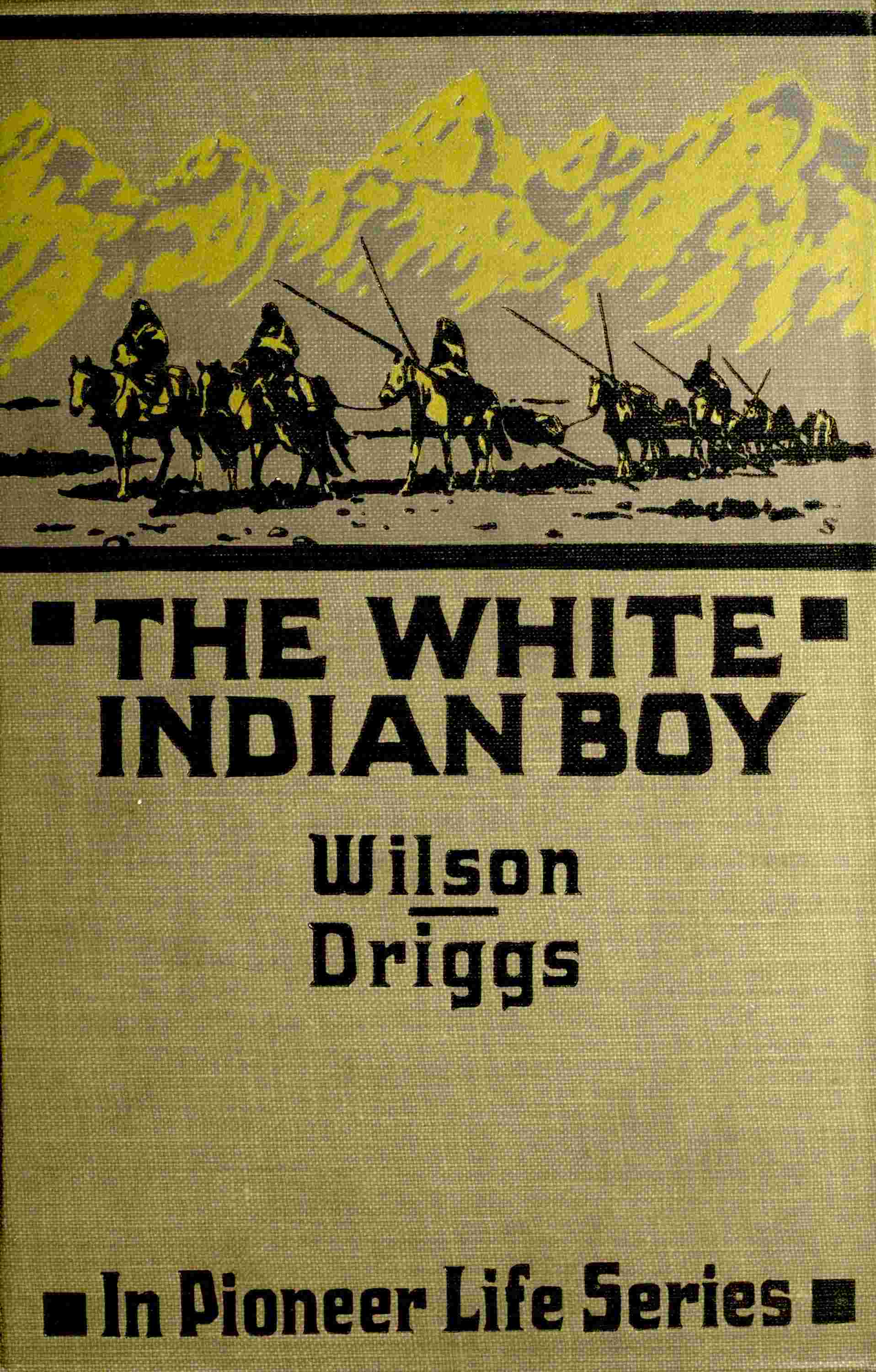 جلد کتاب The white Indian boy