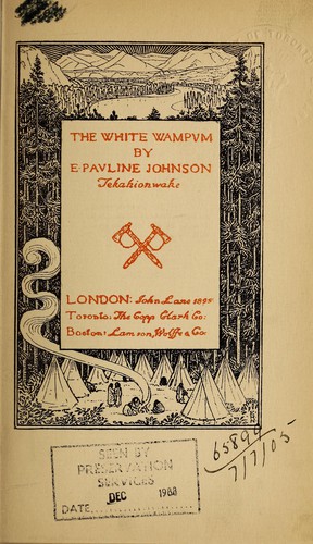جلد کتاب The White Wampum