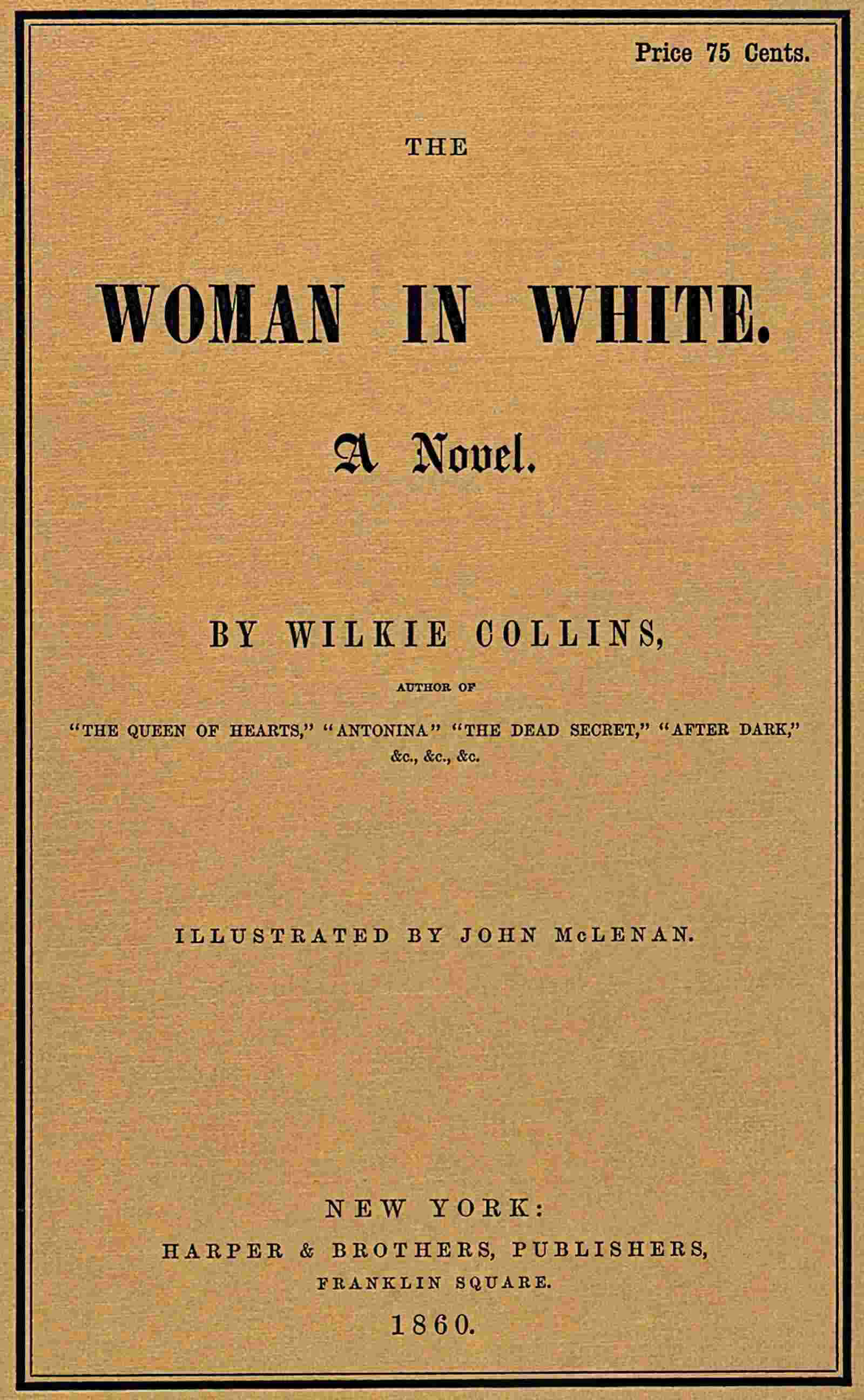 جلد کتاب The Woman in White