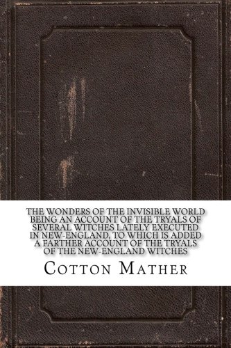 جلد کتاب The Wonders of the Invisible World