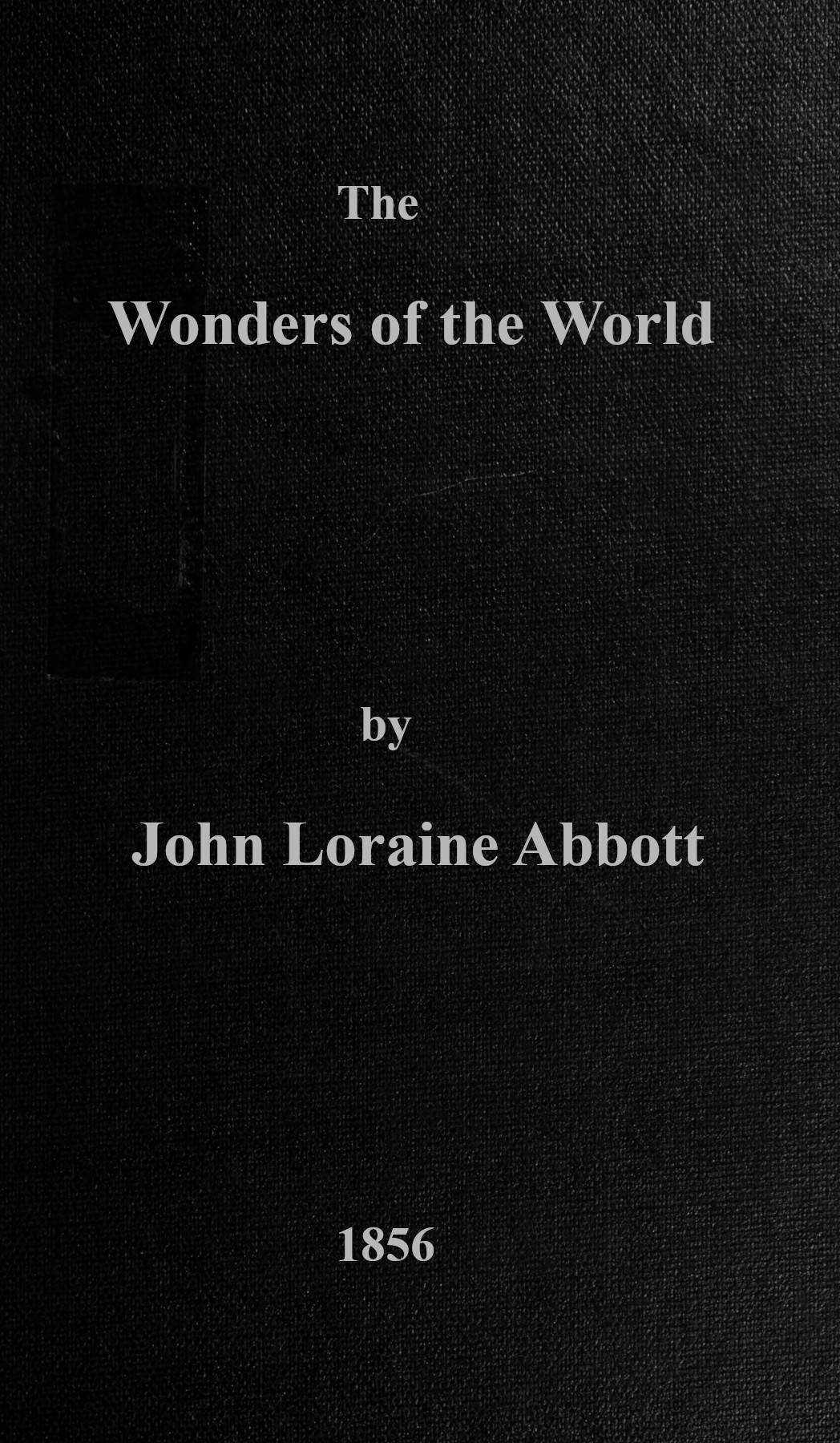 جلد کتاب The Wonders of the World