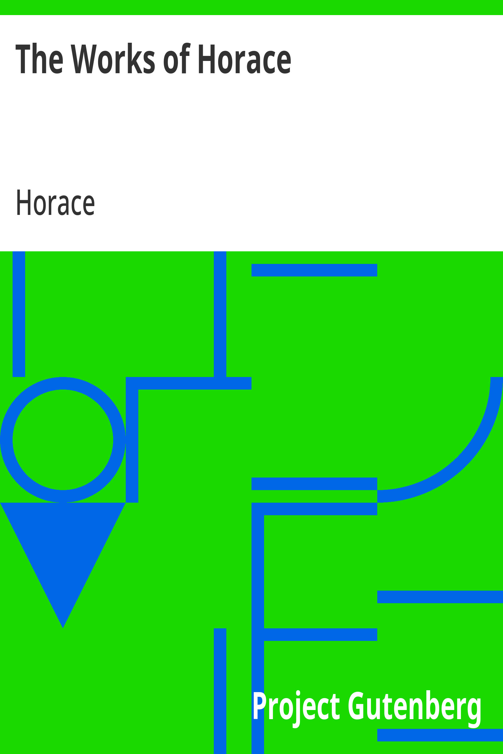 جلد کتاب The Works of Horace