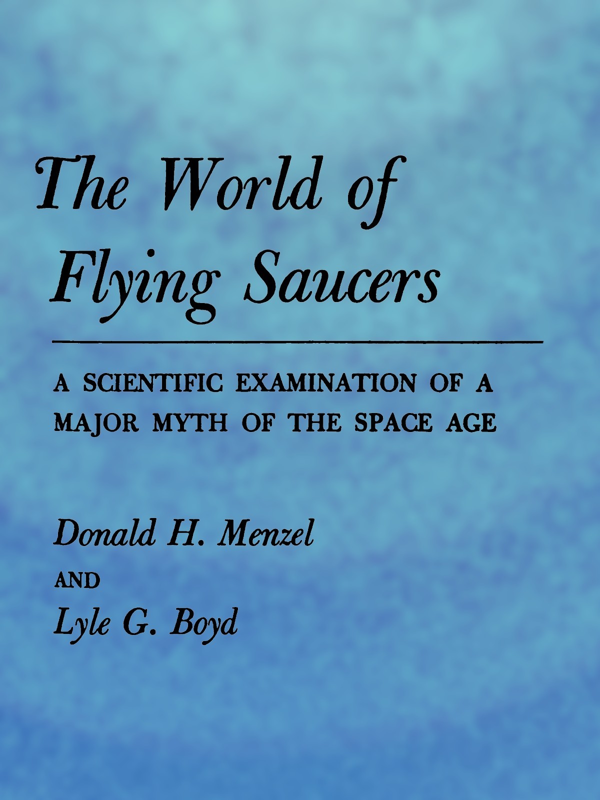 جلد کتاب The World of Flying Saucers