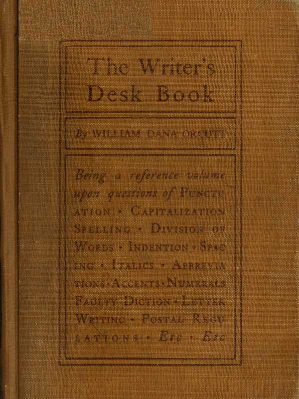 جلد کتاب The Writer's Desk Book