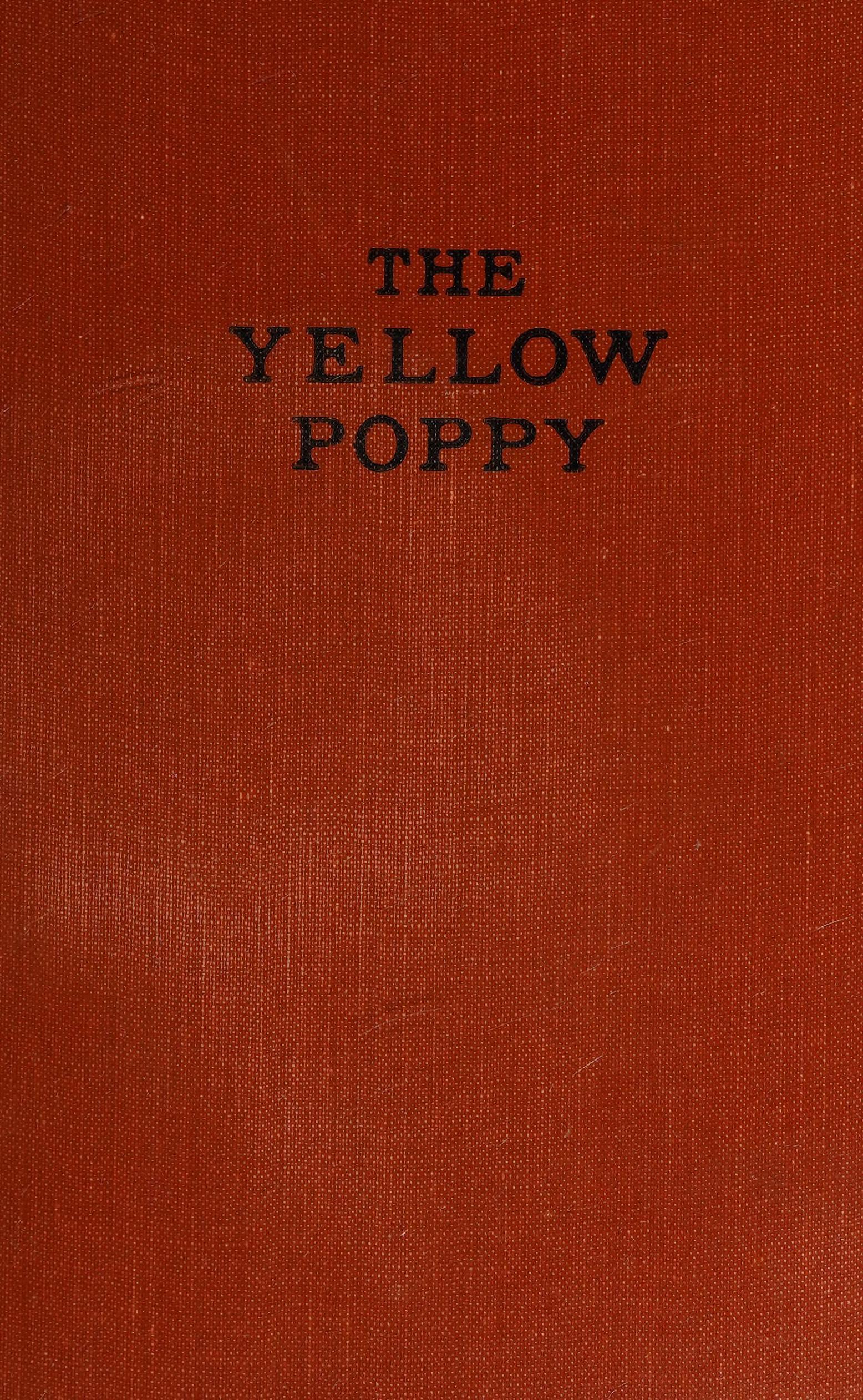جلد کتاب The Yellow Poppy