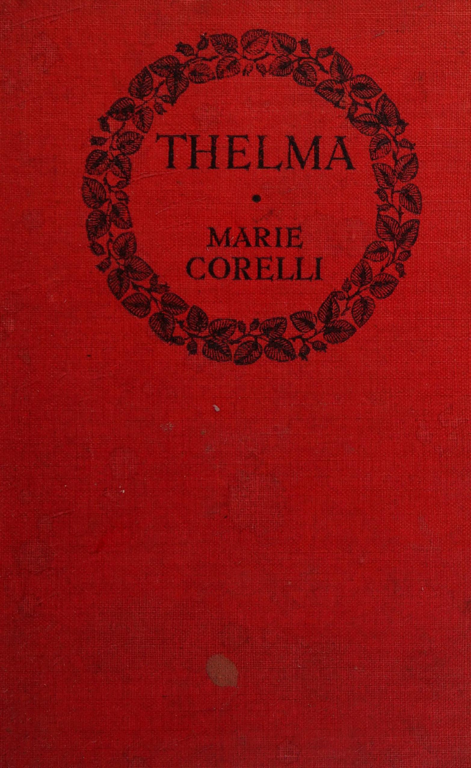 جلد کتاب Thelma: A Norwegian Princess