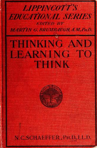 جلد کتاب Thinking and Learning to Think