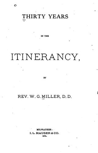 جلد کتاب Thirty Years in the Itinerancy
