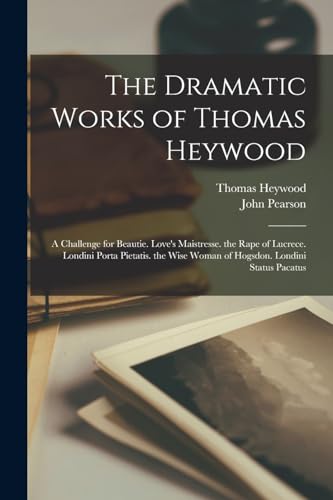 جلد کتاب Thomas Heywood