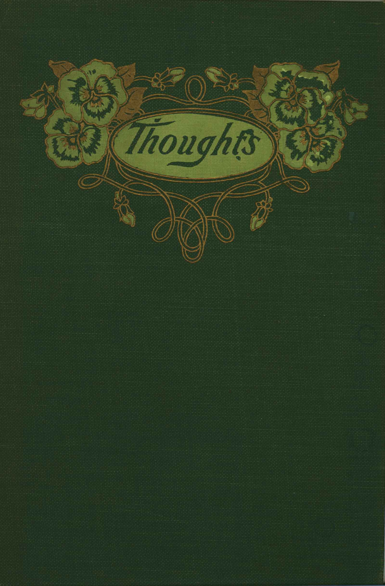جلد کتاب Thoughts: Selected from the Writings of Favorite Authors