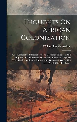 جلد کتاب Thoughts on African Colonization