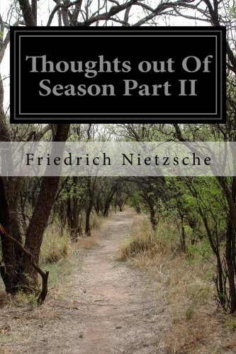 جلد کتاب Thoughts Out of Season, Part II