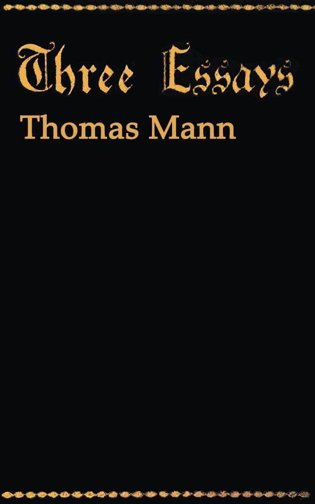 جلد کتاب Three Essays