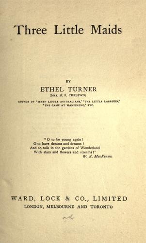 جلد کتاب Three Little Maids