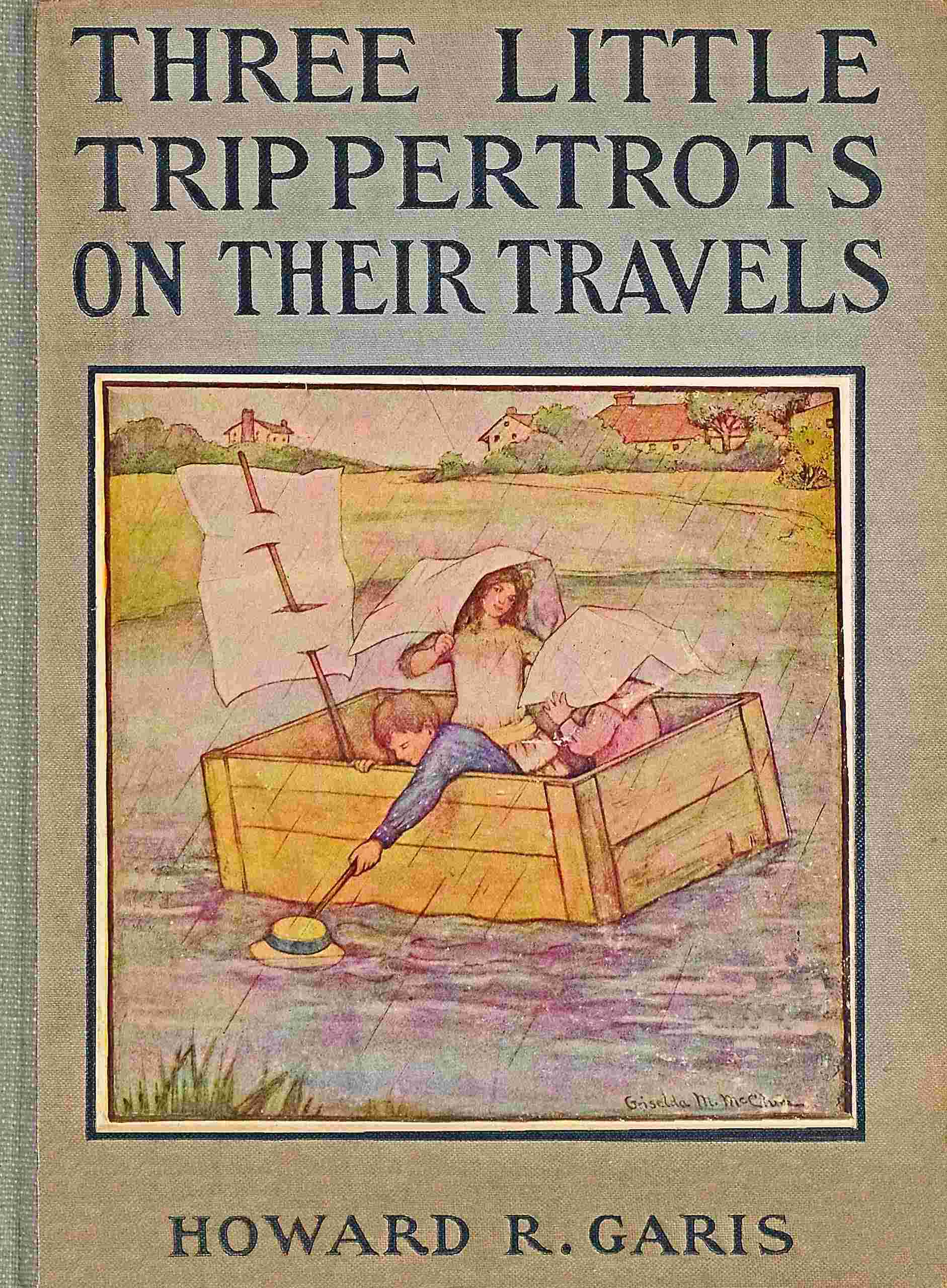 جلد کتاب Three Little Trippertrots on Their Travels
