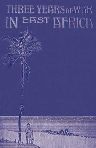جلد کتاب Three Years of War in East Africa