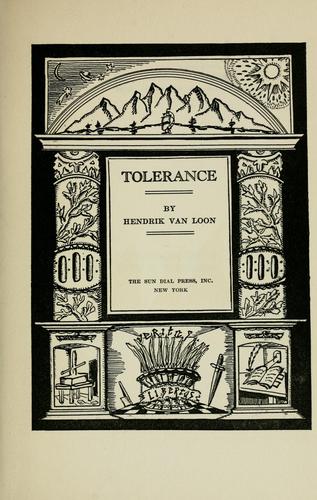 جلد کتاب Tolerance