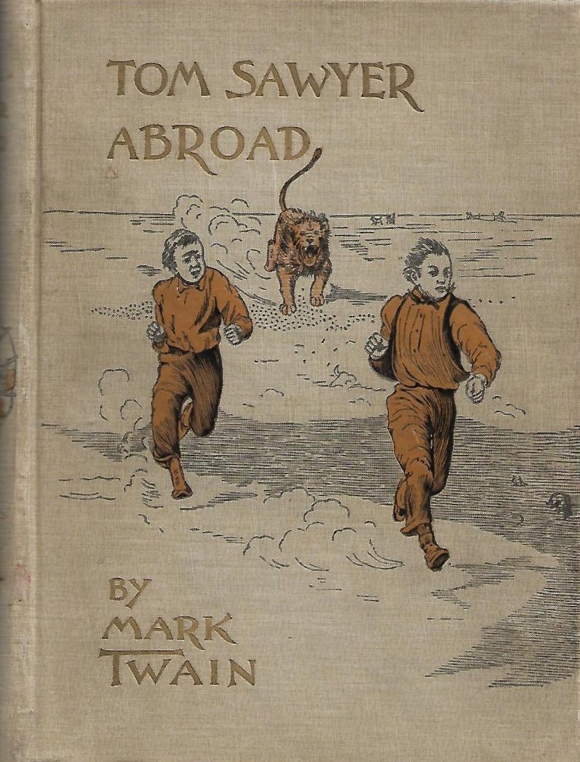 جلد کتاب Tom Sawyer Abroad