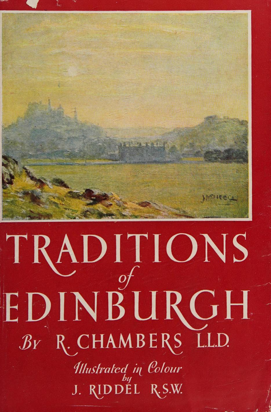 جلد کتاب Traditions of Edinburgh