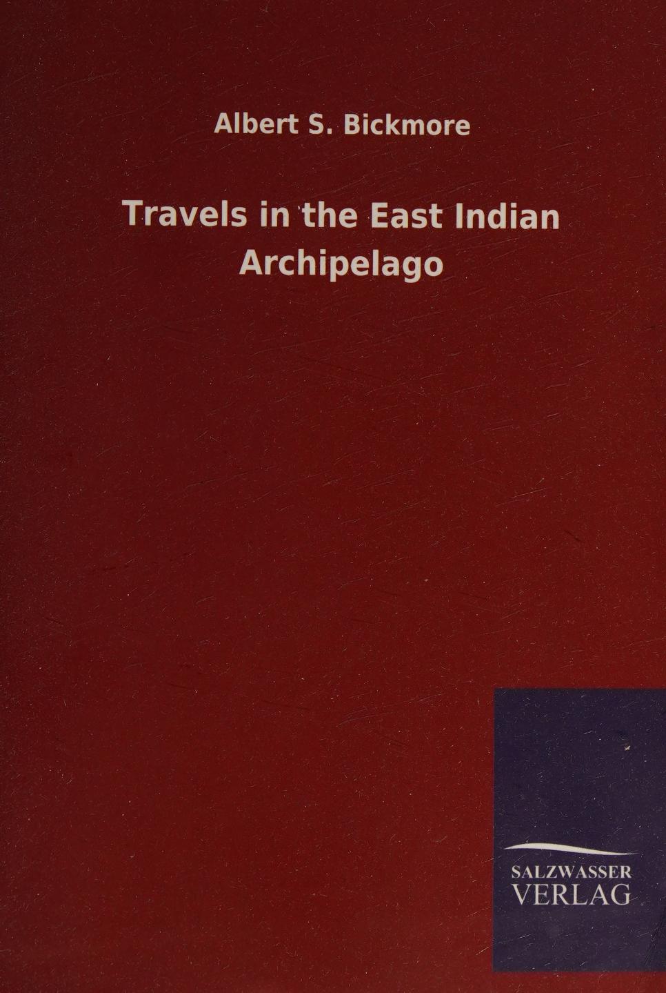 جلد کتاب Travels in the East Indian Archipelago
